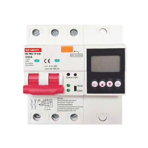 Thiết bị chống sốc điện cách ly 1 pha SEE PRO 1P – 63A